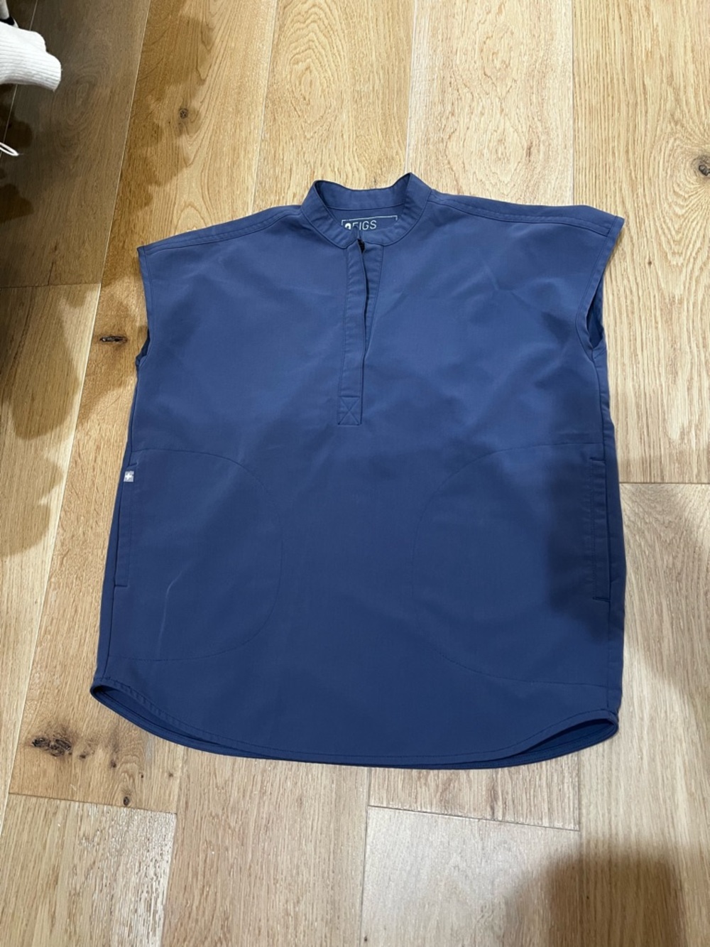 Figs Space Navy Rafaela Top